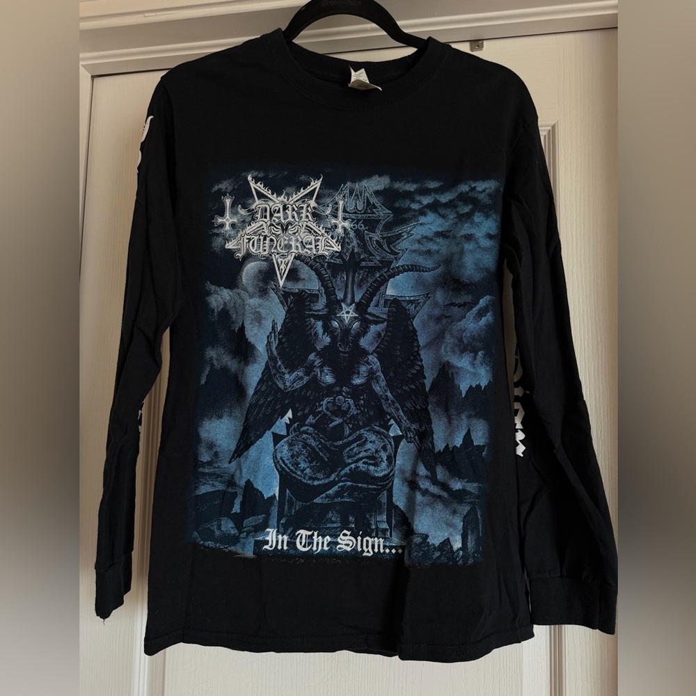 ~SOLD~Dark Funeral Band Black Graphic Long Sleeve Concert Shirt